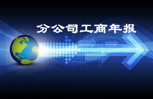 分公司工商年報(bào)